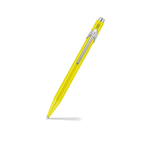 Caran d'Ache 849 PopLine Ballpoint Pen Fluorescent Yellow - WP31988 / Bbag indias best online store
