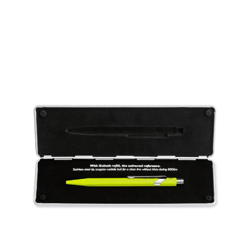 Caran d'Ache 849 PopLine Ballpoint Pen Fluorescent Yellow - WP31988 / Bbag indias best online store