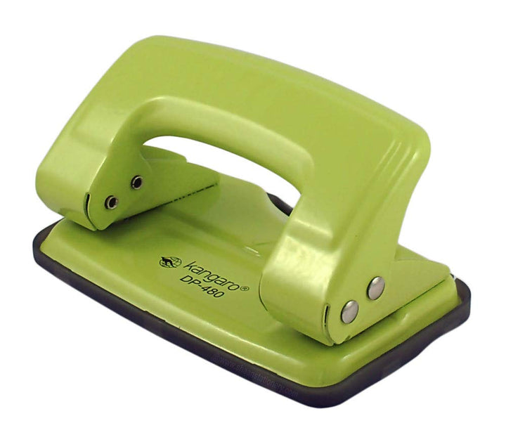 Green Colour Kangaro Paper Double Punch DP-480