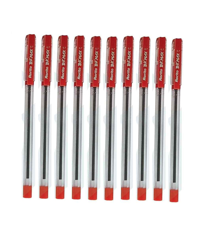 10 Pcs of Red Rorito B-Max Ball Pen