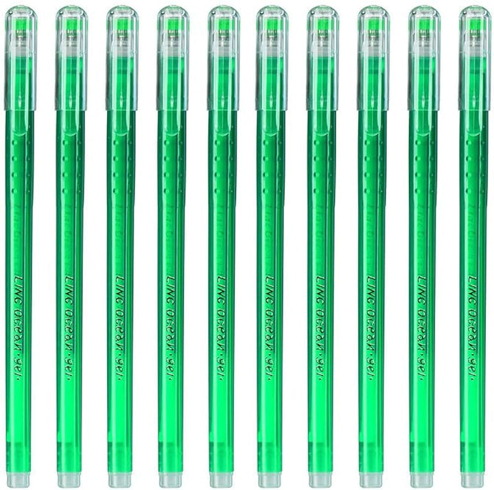 10 green Linc Ocean Waterproof Gel Pen 0.5mm