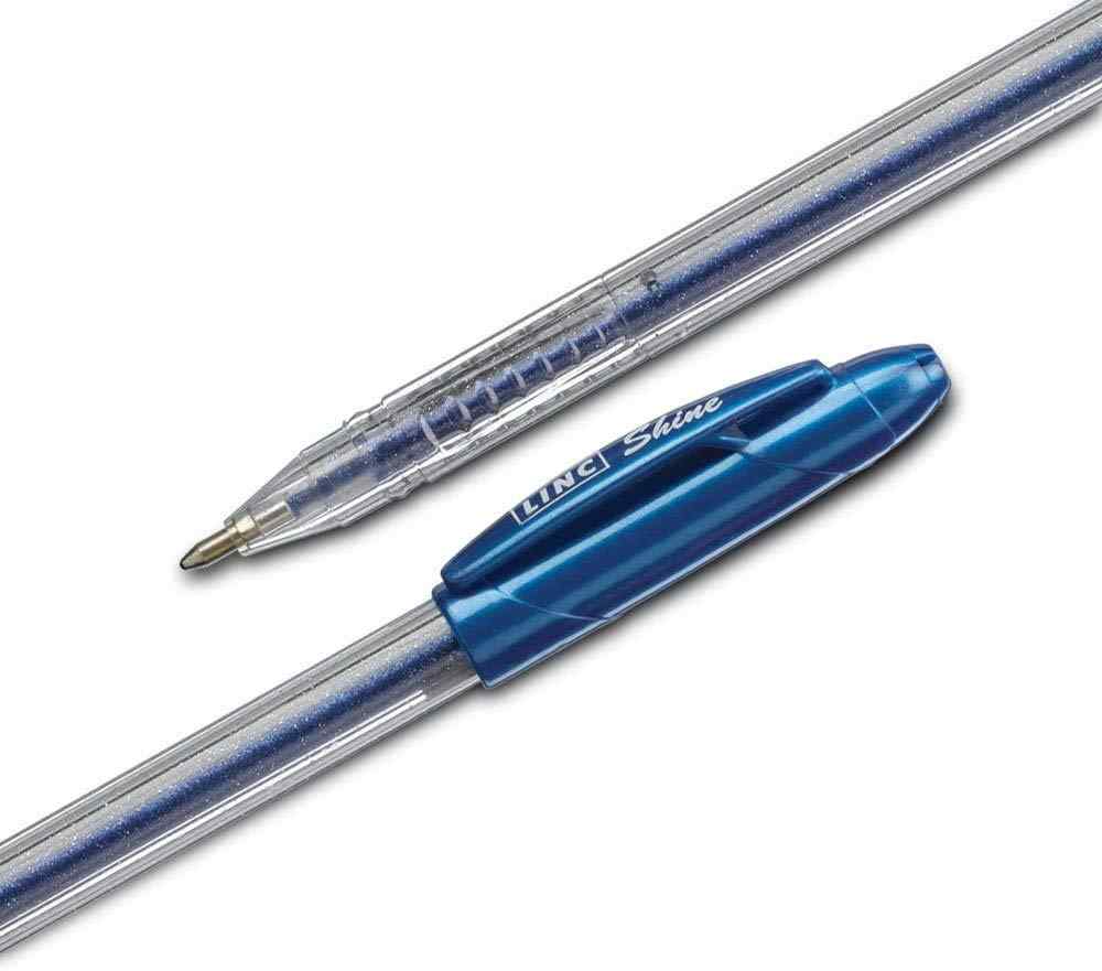 Linc Shine Glitter Gel Pen - Blue colour Glitter gel pen
