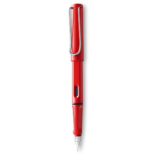 蘭ページ。 Lamy Safari Red Fountain Pen – Model 4000184 – Bbag | India's Best