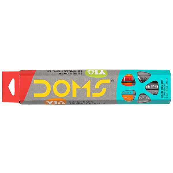 DOMS Y1+ Super Dark Triangle Pencil - Bbag | India’s Best Online Stationery Store