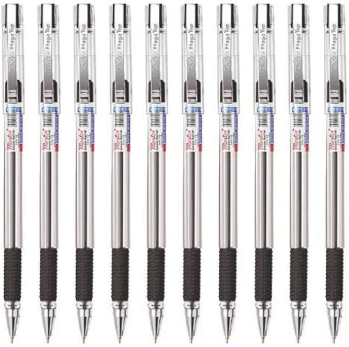 10 Black Montex Mega Top Ball Pen
