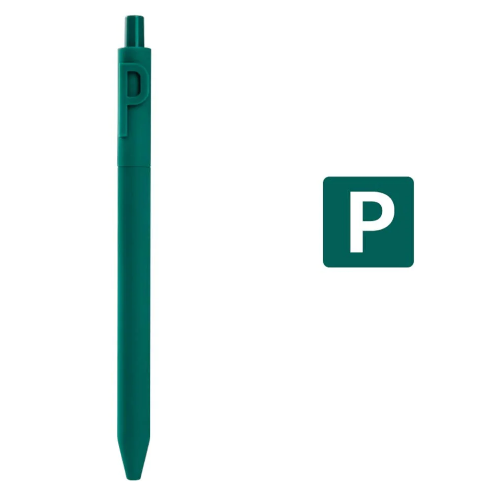 P Alphabet Kacogreen Alpha Gel Pen Pine Green 