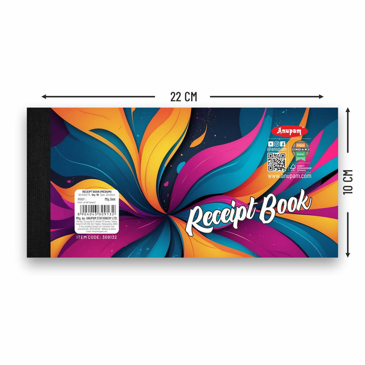 Anupam Receipt Book-80 GSM