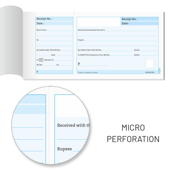 Anupam Receipt Book-80 GSM