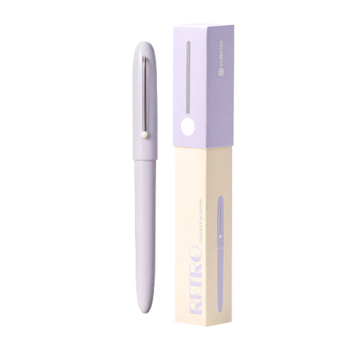 retro fountain pen light blue with sticker in paper box / bbag india's best online store