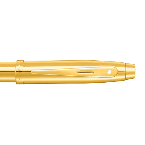 Sheaffer 100 9372 Glossy PVD Gold Fountain Pen / bbag indias best online store