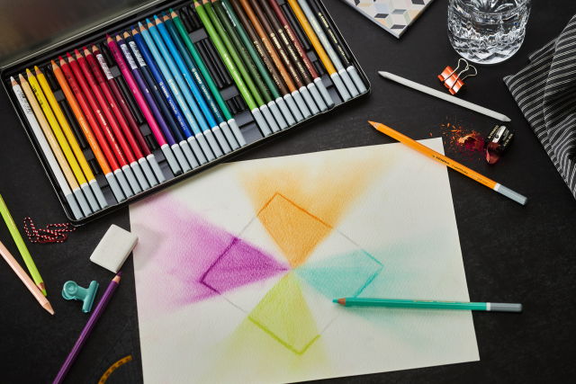 STABILO CarbOthello Chalk-Pastel Pencils - 24 Vibrant Colors