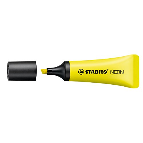 Yellow Colour Stabilo Neon Highlighter Stick