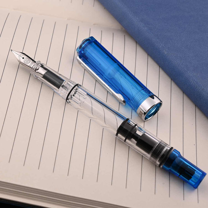 Twsbi Eco Fountain Pen - Transparent Blue