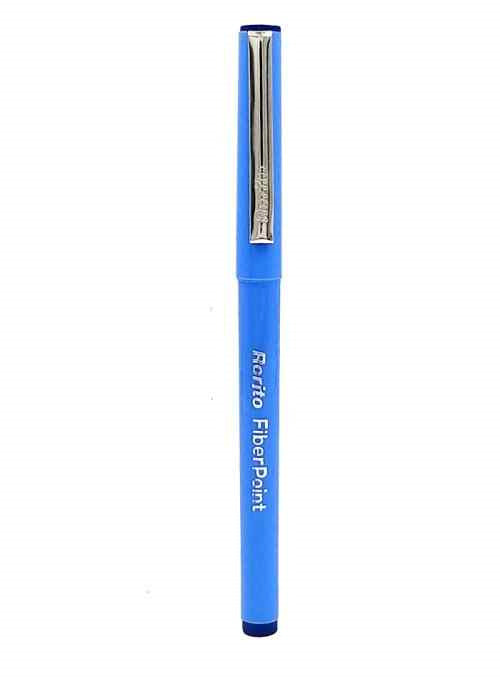 Blue Rorito Fiber Point Ball Pen