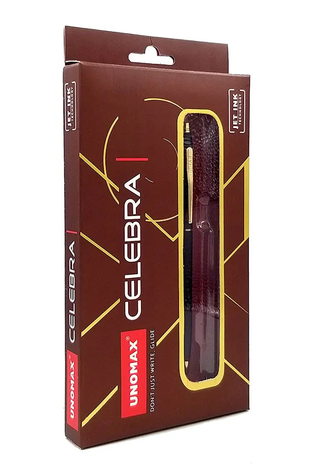 A Pack of Unomax celebra ball pen 0.7mm tip size