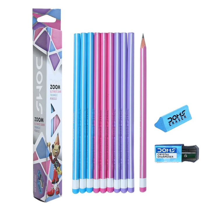 Doms Zoom Triangle pencil - Bbag | India’s Best Online Stationery Store