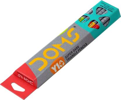 DOMS Y1+ Super Dark Triangle Pencil - Bbag | India’s Best Online Stationery Store