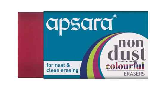 Red Apsara Non Dust Colourful Erasers
