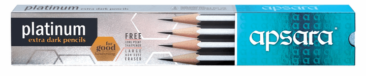 A box of Apsara Platinum Extra Dark Pencil