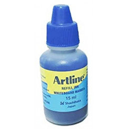 bottle of 15 ml of  Blue Colour Artline Permanent Marker Ink