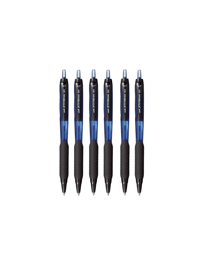Uniball Jetstream SXN 101 Roller Ball Pen pack of six blue pen
