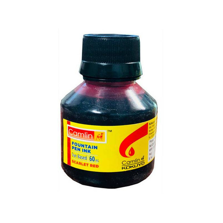 scarlet Red Camlin Fountain Pen Ink