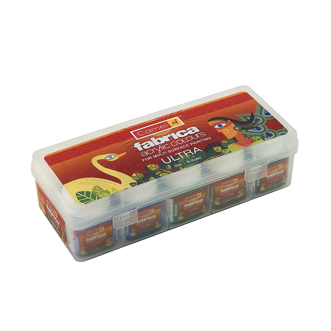Camel Fabrica Acrylic Colours 15ml, 10 shades