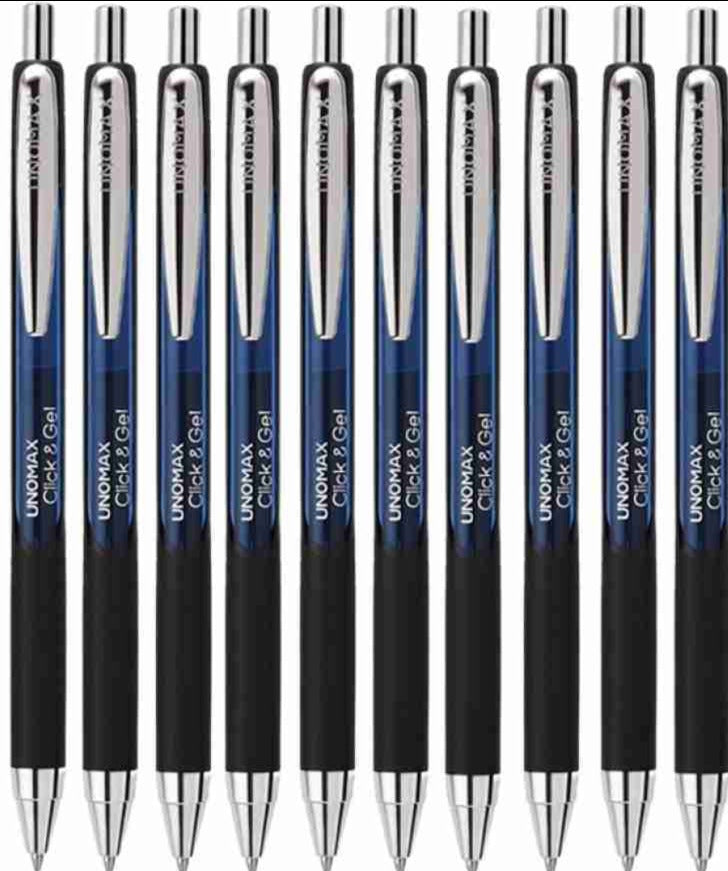 Unomax Click & Gel Pen - Bbag | India’s Best Online Stationery Store