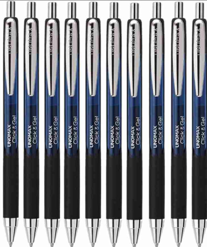 Unomax Click & Gel Pen - Bbag | India’s Best Online Stationery Store