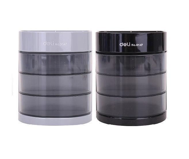 Front View Deli Desk Organizer 6 Compartment