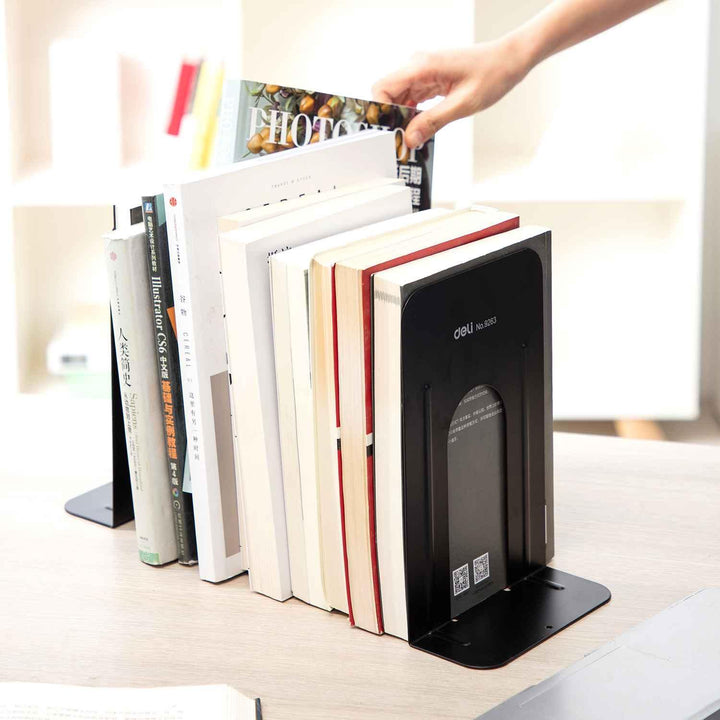 Deli Metal Book End 9"inch hold more no. of books