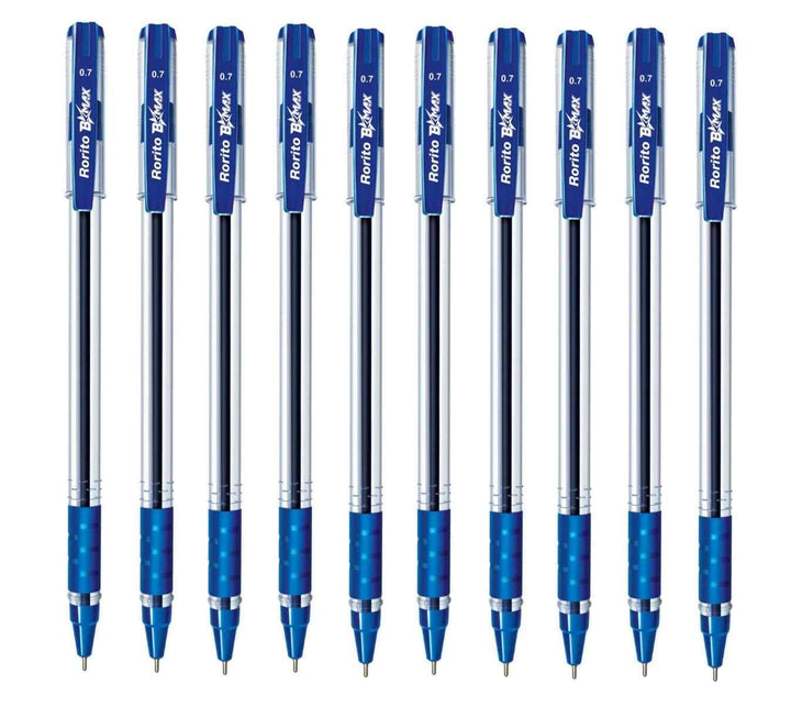 10 Pcs of Blue  Rorito B-Max Ball Pen