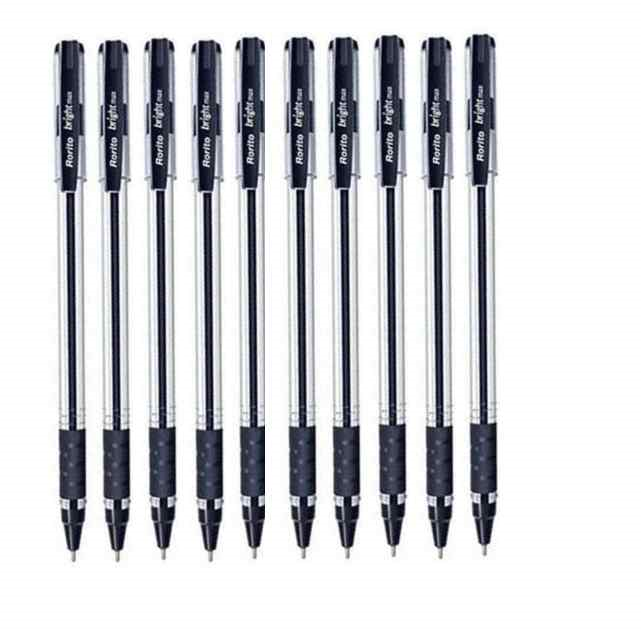 10 Pcs of Black  Rorito B-Max Ball Pen