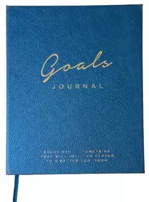 Blue colour Creative Convert Goals Journal 