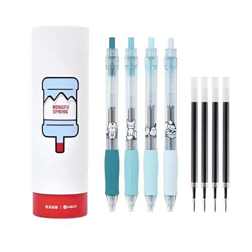 kaco keybo gel ink pen 4 pieces set nongfu spring/bbag indias best online store