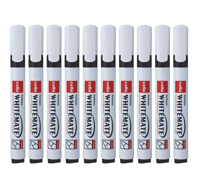 Cello Refillable Whitemate White Board Marker - Bbag | India’s Best Online Stationery Store