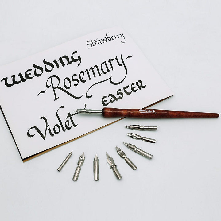 Calligraphy Dip Pen Set Signature 10pc – Master Elegant Designs