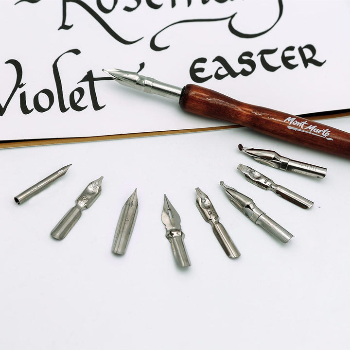 Calligraphy Dip Pen Set Signature 10pc – Master Elegant Designs