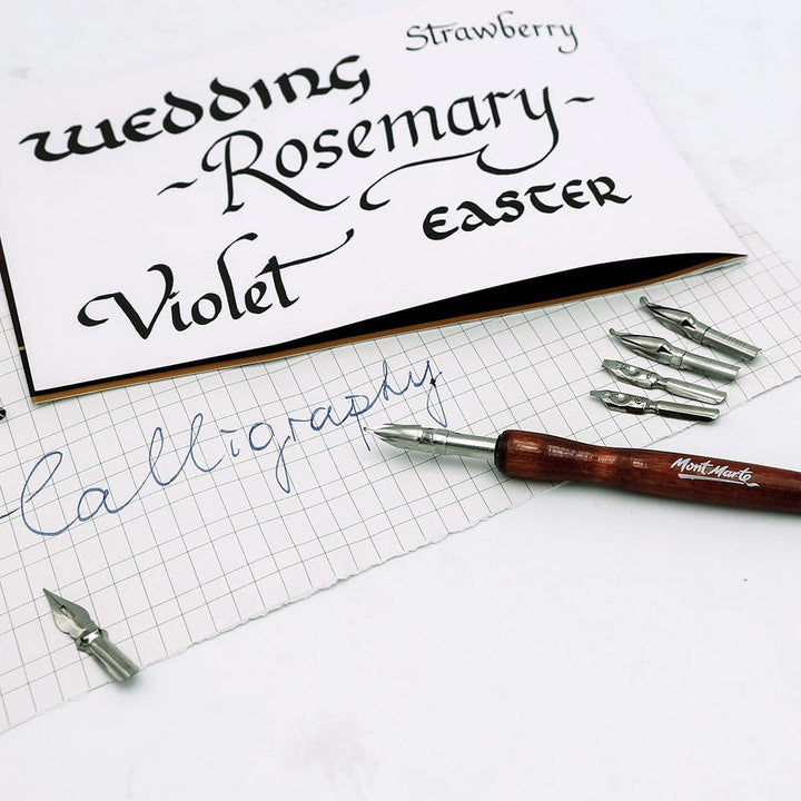 Calligraphy Dip Pen Set Signature 10pc – Master Elegant Designs