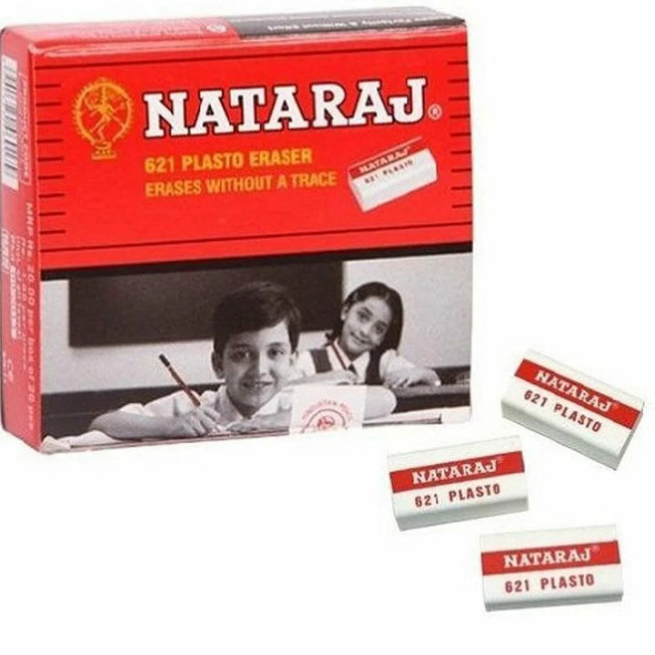 Nataraj 621 Plasto Eraser - Bbag | India’s Best Online Stationery Store