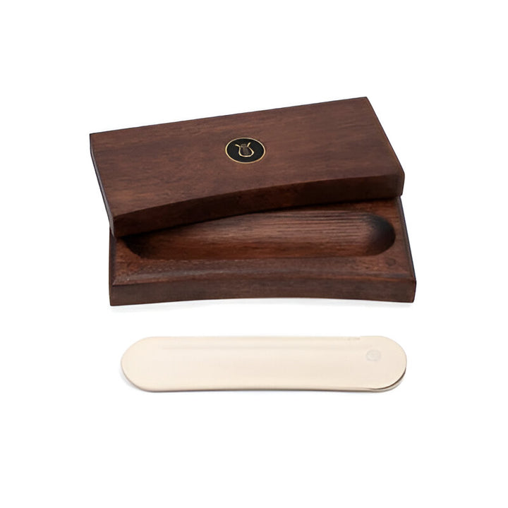 Torque Hickory Ballpoint Pen – Contemporary Wood & Brass Design