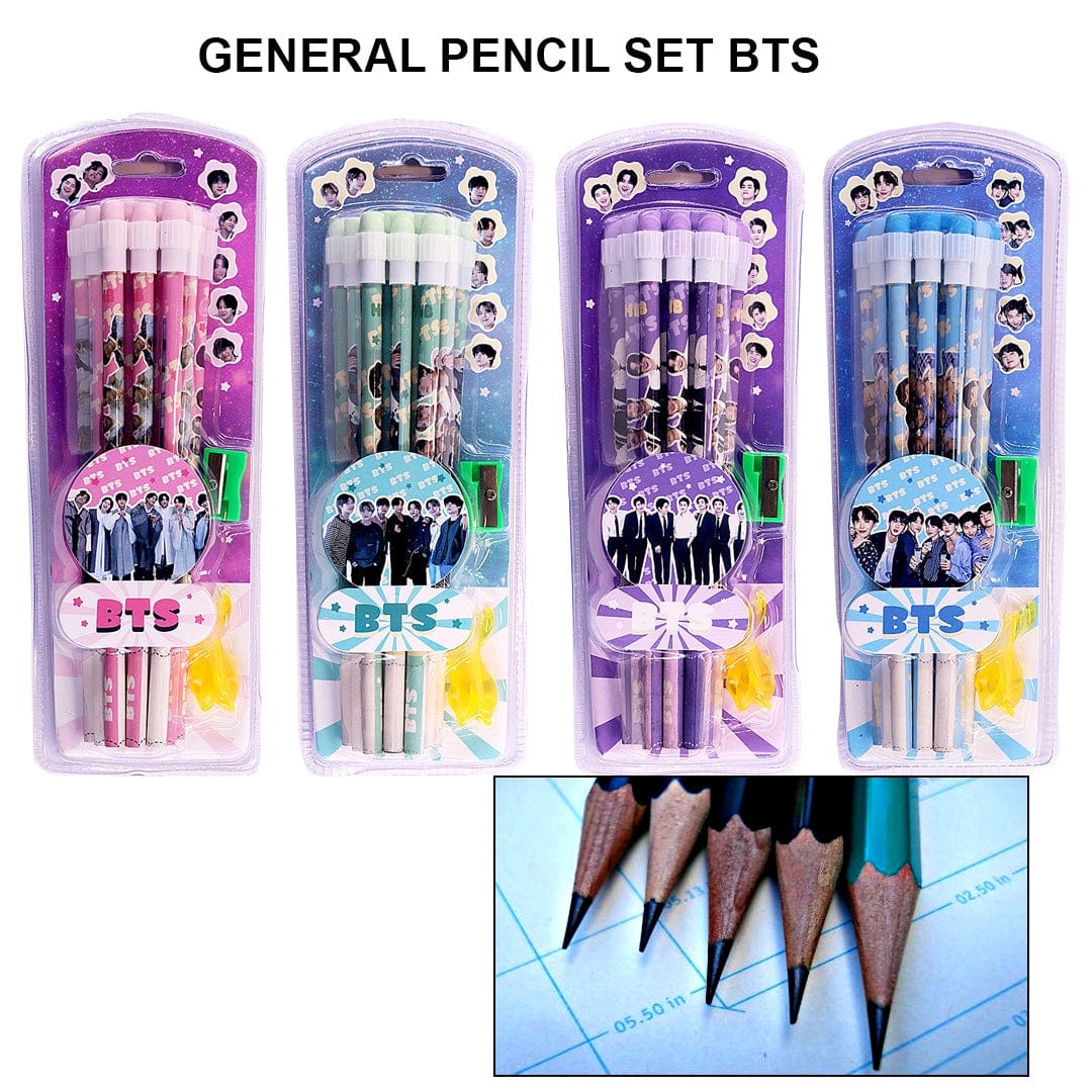 BTS Pencil Set