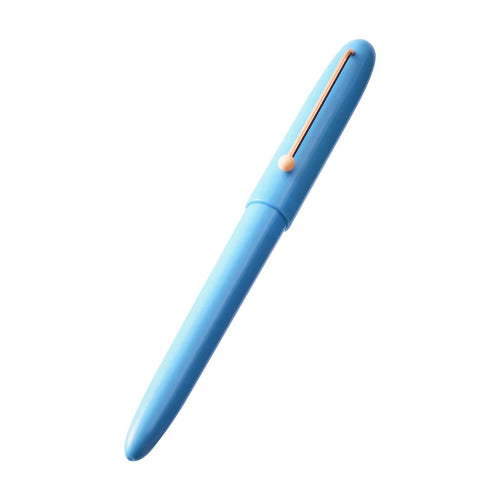 retro fountain pen Blue with sticker in paper box / bbag india's best online store