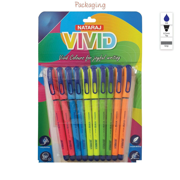 Nataraj Vivid Pen - Bbag | India’s Best Online Stationery Store