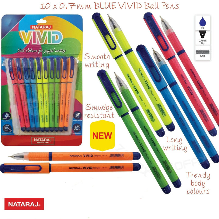 Nataraj Vivid Pen - Bbag | India’s Best Online Stationery Store