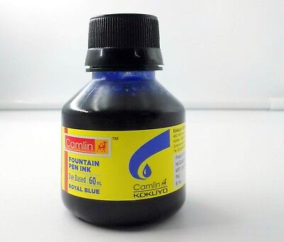 Royal Blue Camlin Fountain Pen Ink