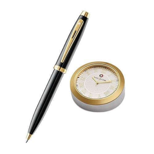 sheaffer 9322 Ball Point , Table Clock Combo Gift Set / Bbag indias best online store
