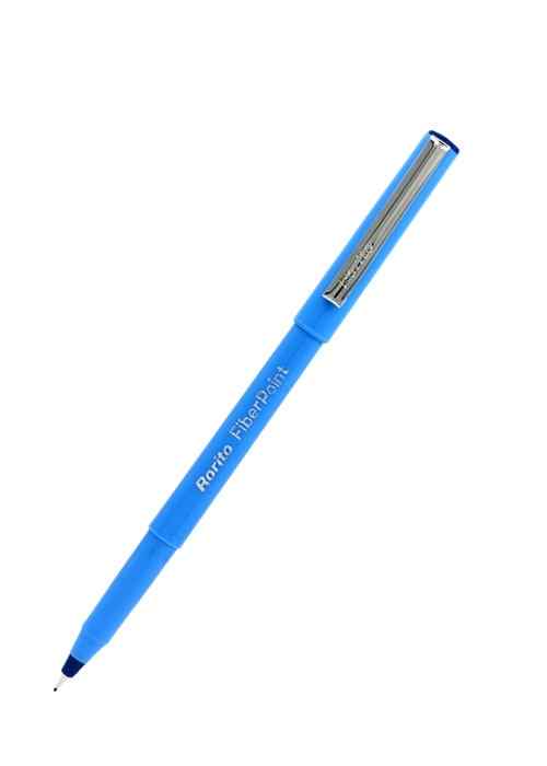 Blue Rorito Fiber Point Ball Pen
