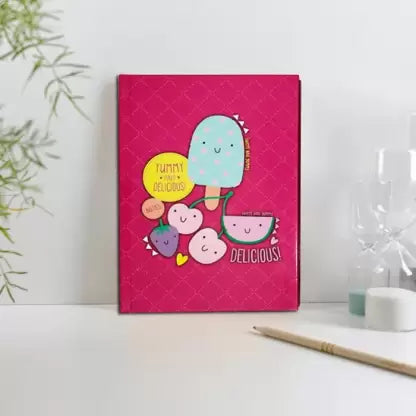 Pink Colour Creative Convert Yummy and Delicious Journal