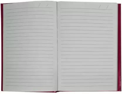 Ruled pages of inside Creative Convert Yummy and Delicious Journal